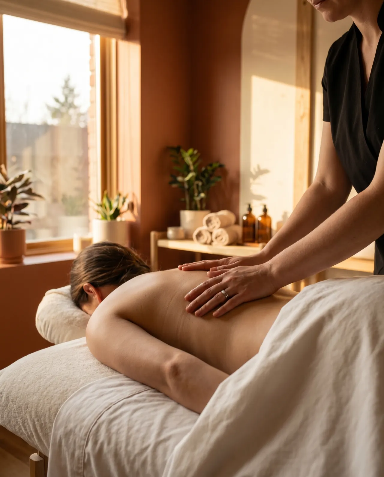 Entspannende Wellness- und schwedische Massage bei L'Esthétique Massage in Mönchengladbach